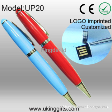 Ball Pen Drive with USB Flash Drive for USB 2.0 Pen Drive